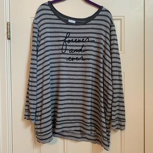 Grey Striped Shirt